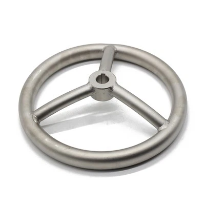 旋盤中空管スポークハンドル車